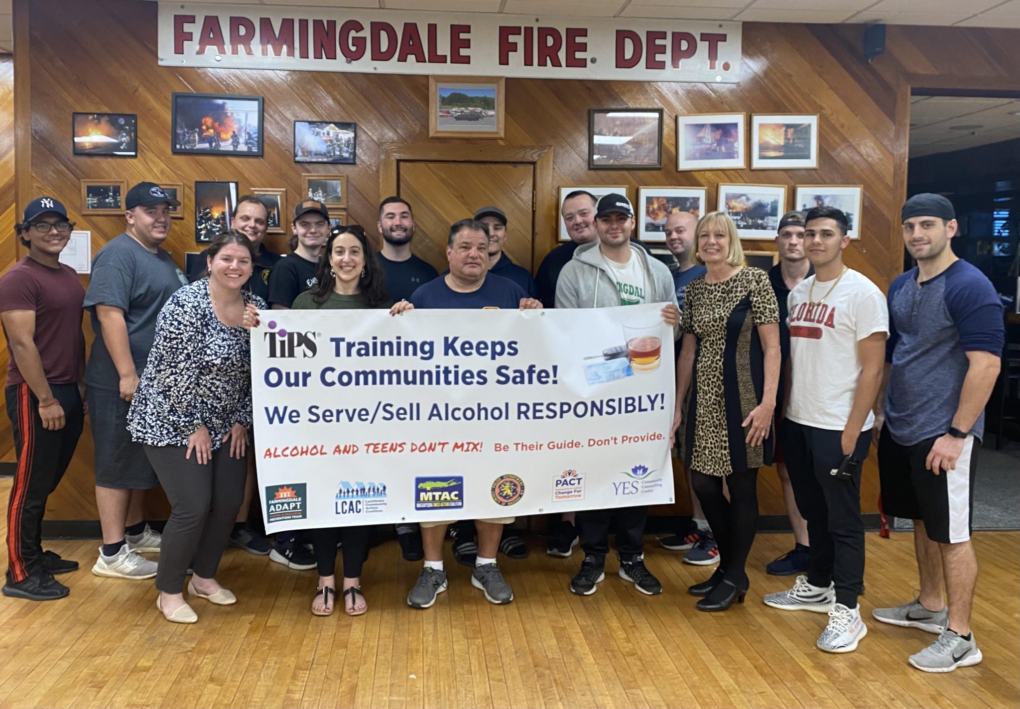YES’ PACT Project Delivers TIPS to Farmingdale Fire House PACT